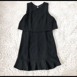 Banana Republic Black Sleeveless Layered Dress